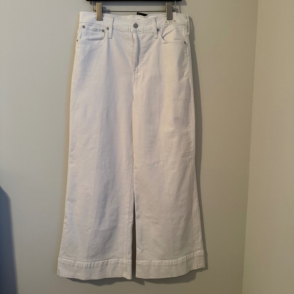 NWT J. Crew Women’s White Wide-leg denim trouser SZ Various - Picture 11 of 16